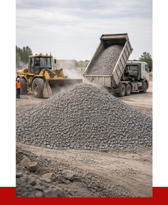 Купить щебень с доставкой в Владикавказе от 2577 руб. | ПРОНЕРУДВкз