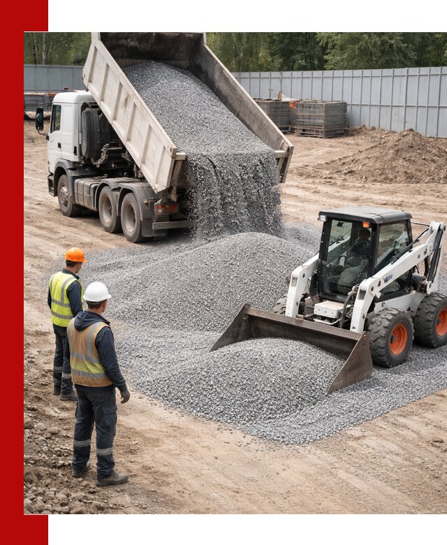 Доставка и продажа гранитного щебня фракции 0-5 в Владикавказе