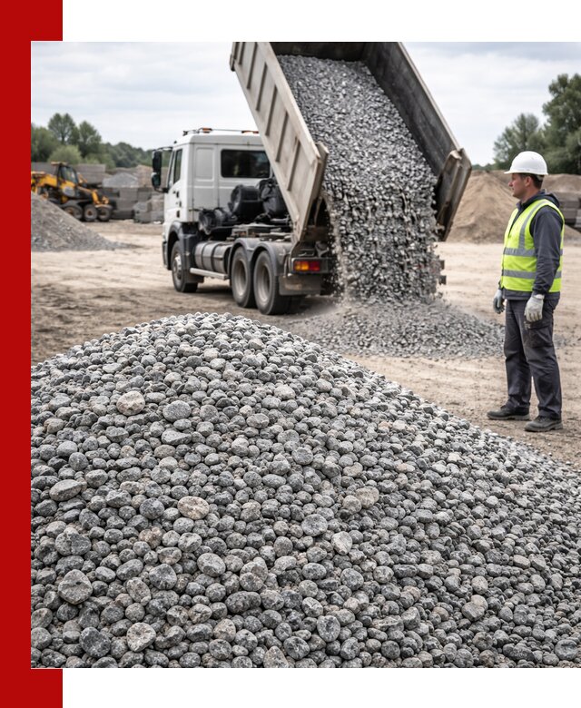 Доставка и продажа гранитного щебня фракции 5-20 в Владикавказе