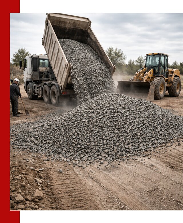 Гранитный щебень фракция 10-20 с доставкой в Владикавказе