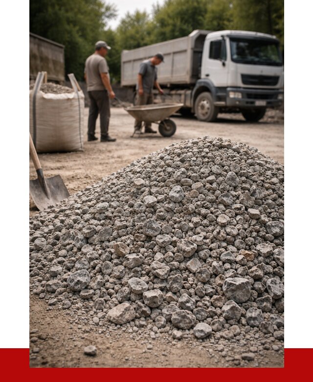 Гранитный щебень фракция 20-40 в Владикавказе от 3299 руб. ПРОНЕРУДВкз