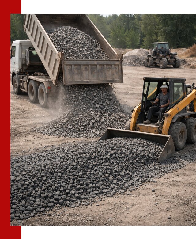 Гранитный щебень фракция 40-70 с доставкой в Владикавказе