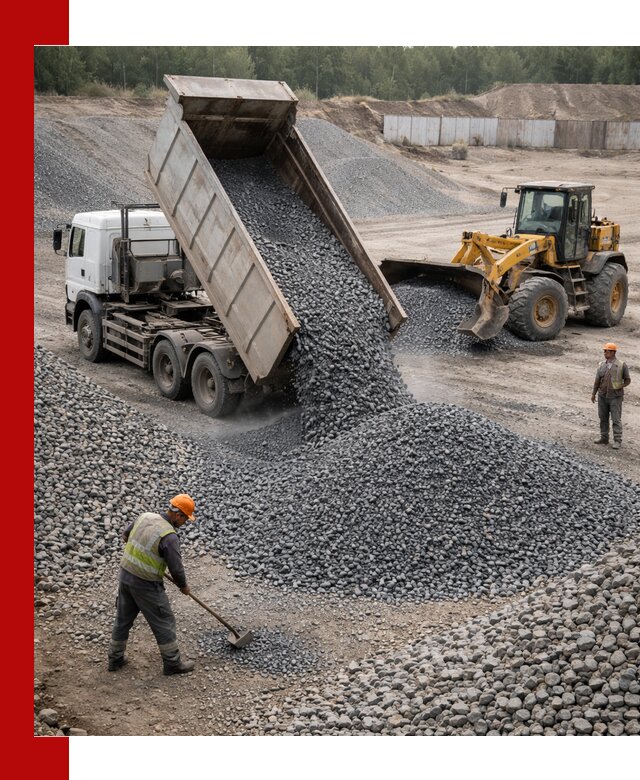 Щебень габбро-диабаз фр. 5-20 с доставкой в Владикавказе
