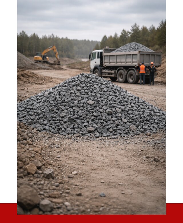 Щебень габбро диабаз фракция 40-70 в Владикавказе от 2268 р-ПРОНЕРУДВкз