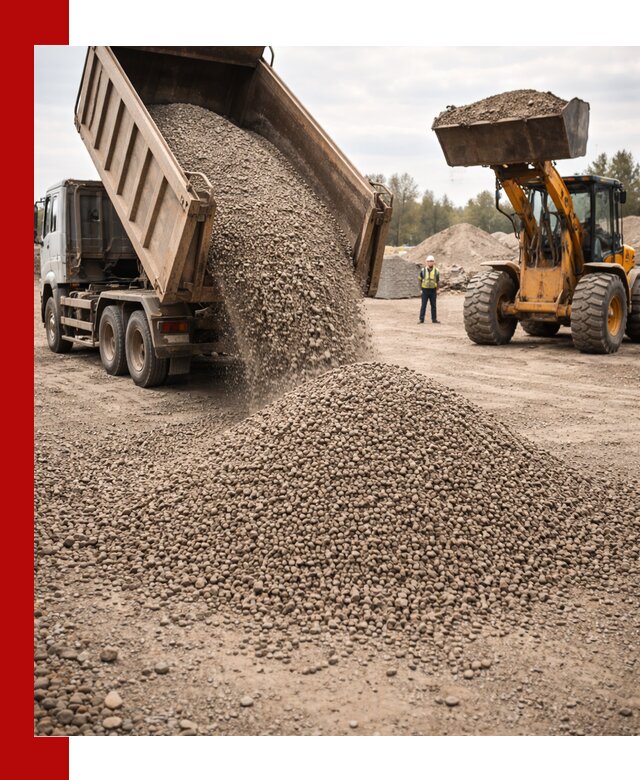 Гравийный щебень фракция 3–10 с доставкой в Владикавказе