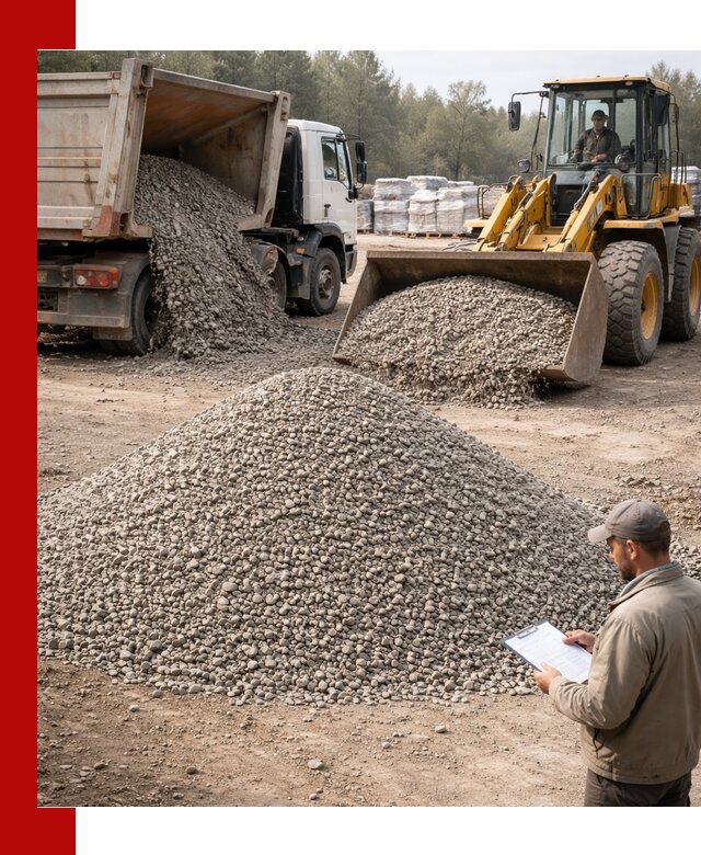 Гравийный щебень фракция 5–10 с доставкой в Владикавказе