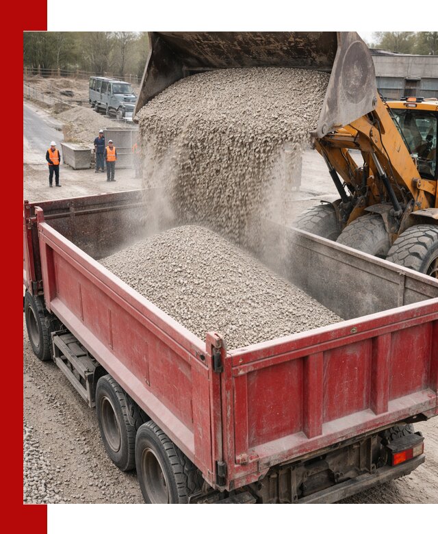 Купить известняковый щебень фракции 0-5 с доставкой в Владикавказе