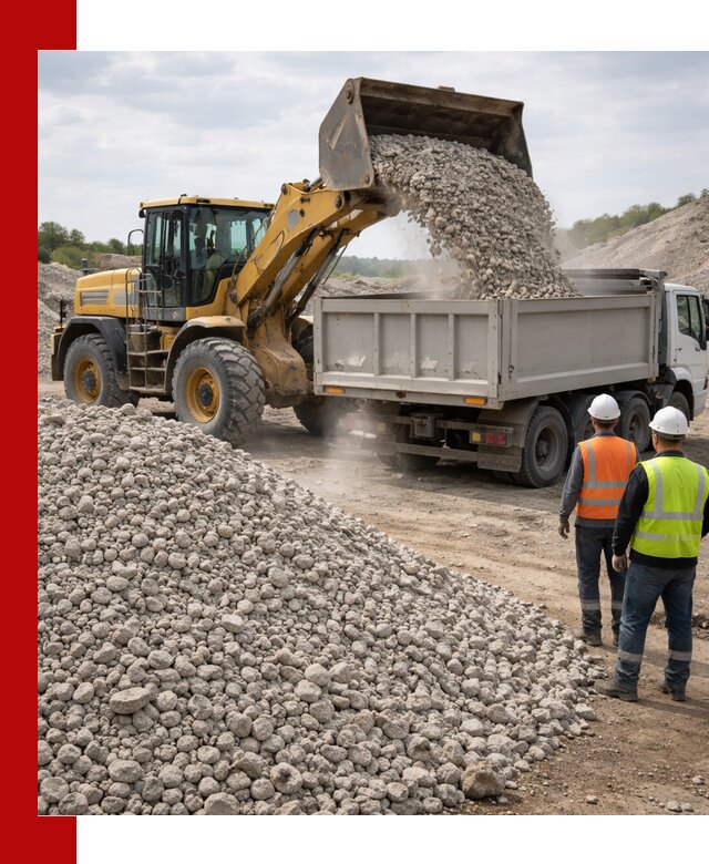 Доломитовый щебень фракция 40–71 доставка и продажа в Владикавказе