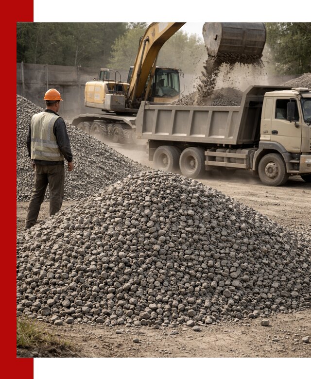 Шлаковый щебень фракция 5-20 с доставкой в Владикавказе
