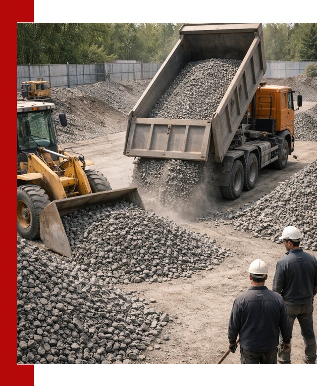 Шлаковый щебень фракция 20-40 доставка и продажа в Владикавказе