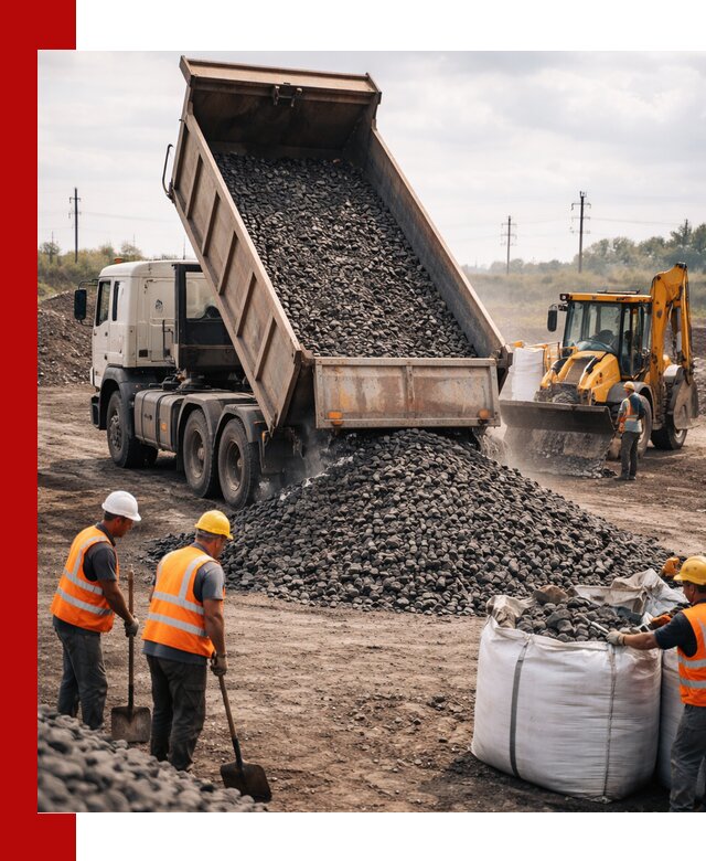 Шлаковый щебень фракция 40-70 с доставкой в Владикавказе