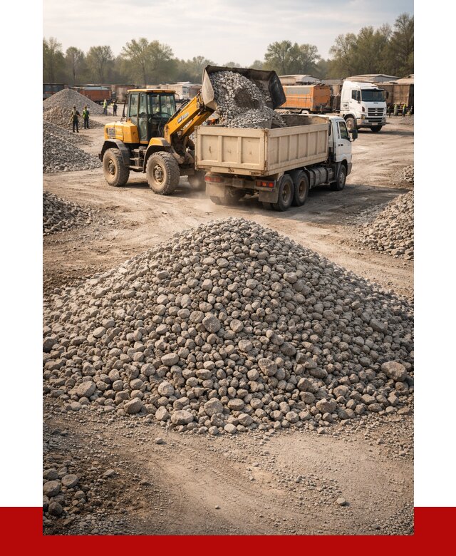 Вторичный щебень фракция 40-70 в Владикавказе от 1794 р, ПРОНЕРУДВкз