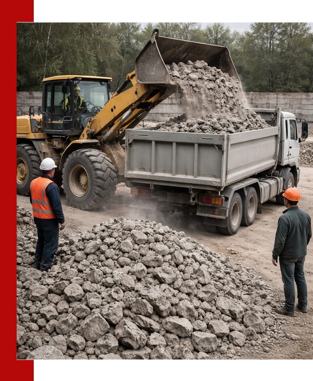 Вторичный щебень фракция 70–150 в Владикавказе с доставкой