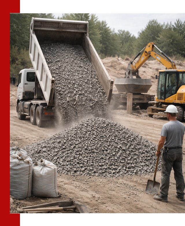 Доставка и продажа бетонного щебня в Владикавказе