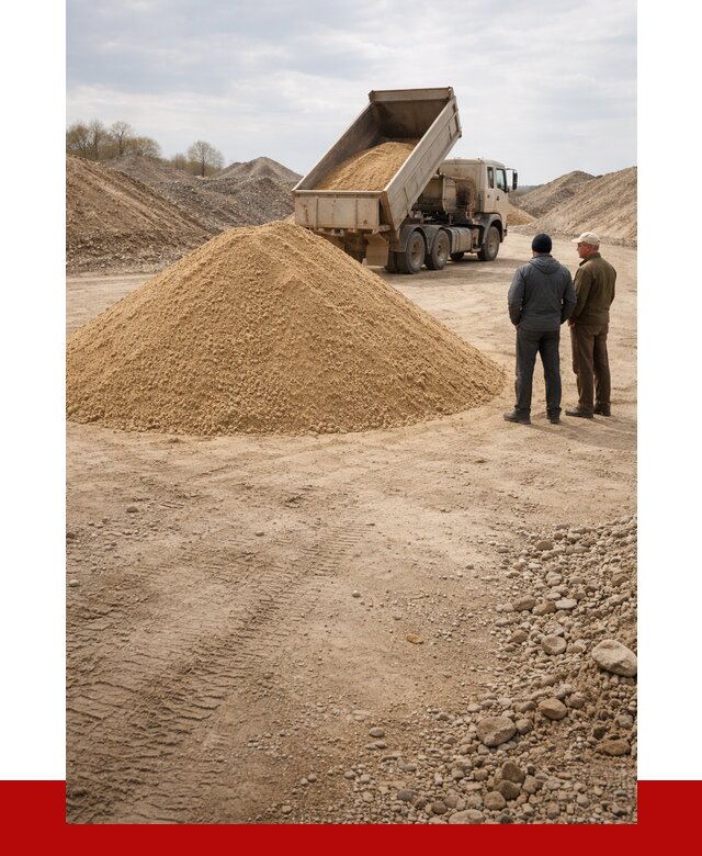 Карьерный песок крупнозернистый в Владикавказе от 8762 р | ПРОНЕРУДВкз