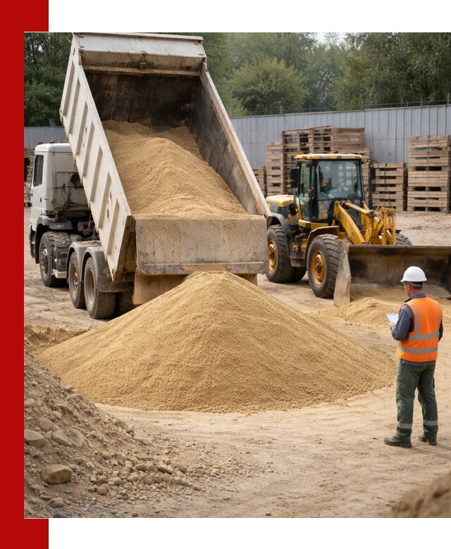 Доставка карьерного мелкозернистого песка в Владикавказе