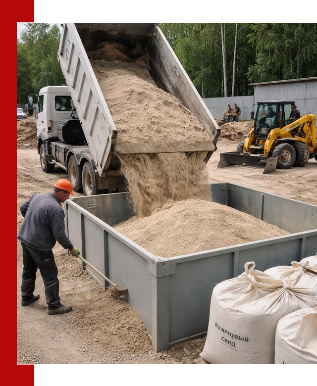 Кварцевый песок для фильтра в Владикавказе — доставка и качество