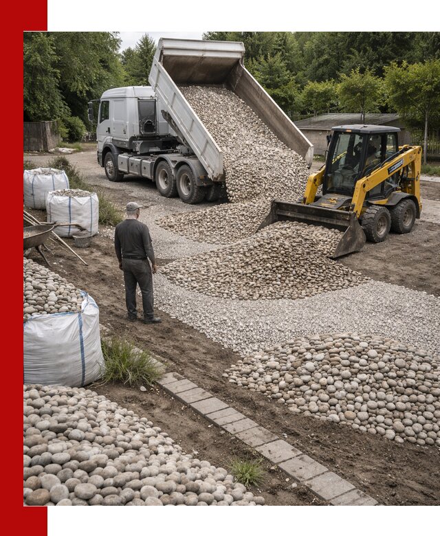 Доставка морской гальки оптом и в розницу в Владикавказе