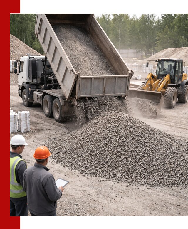 Доставка и продажа гранитного отсева 0-10 в Владикавказе