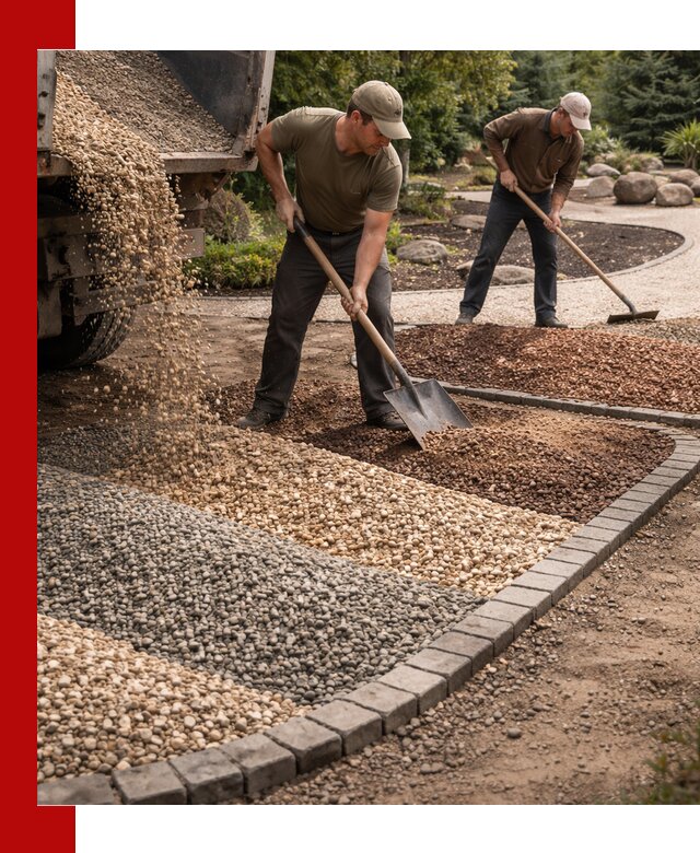 Декоративная крошка для ландшафта в Владикавказе — продажа и доставка