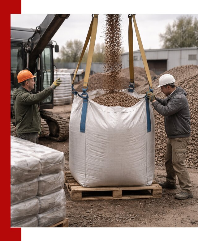 Керамзит в биг-бегах с доставкой в Владикавказе