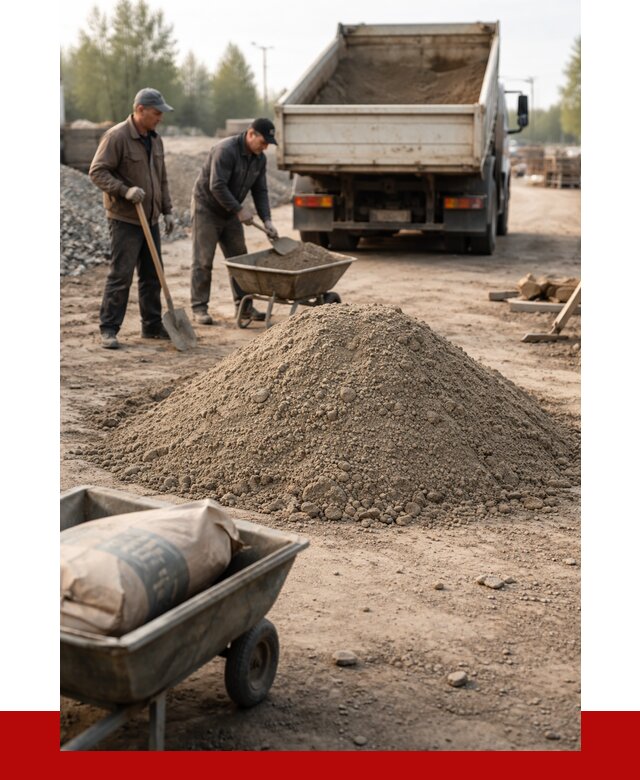 Цементно-песчаная смесь М150 в Владикавказе от 4845 р. | ПРОНЕРУДВкз