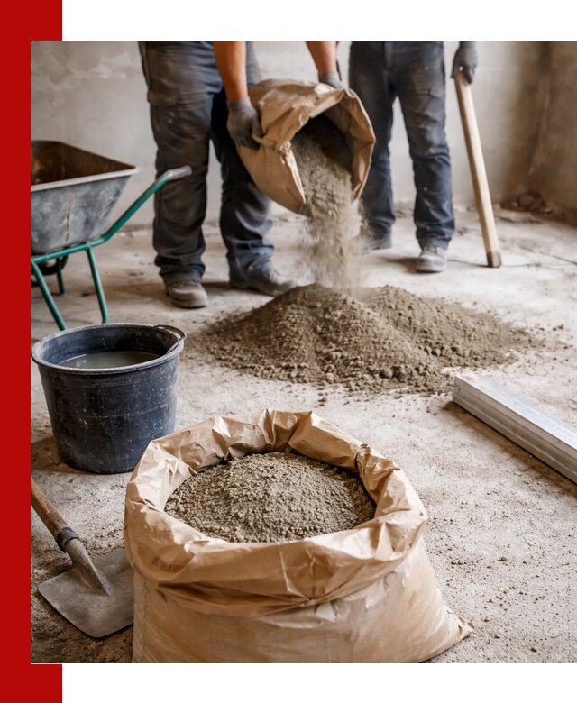 Доставка сухой смеси для стяжки в Владикавказе