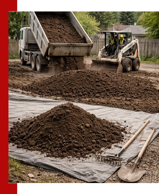 Грунт для отсыпки участка с доставкой в Владикавказе