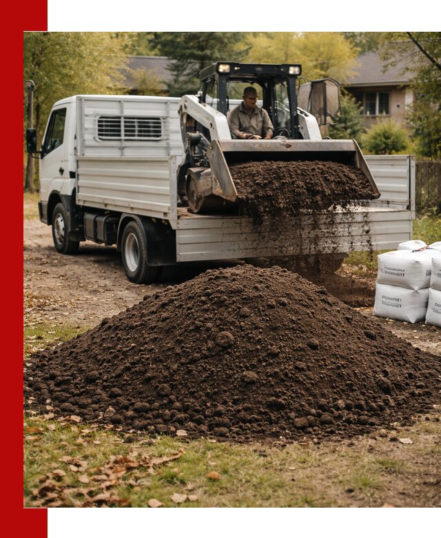 Доставка садовой земли в больших объёмах в Владикавказе
