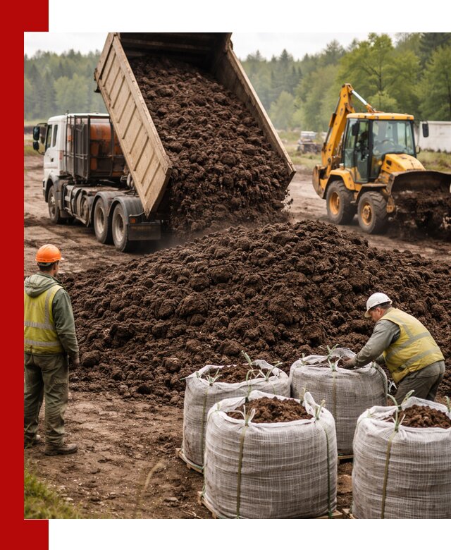 Доставка нейтрального торфа в Владикавказе оптом и в розницу