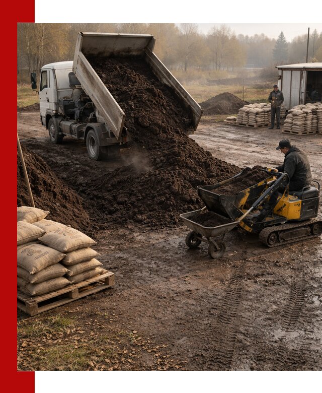 Кислый торф в доставке по выгодным ценам в Владикавказе