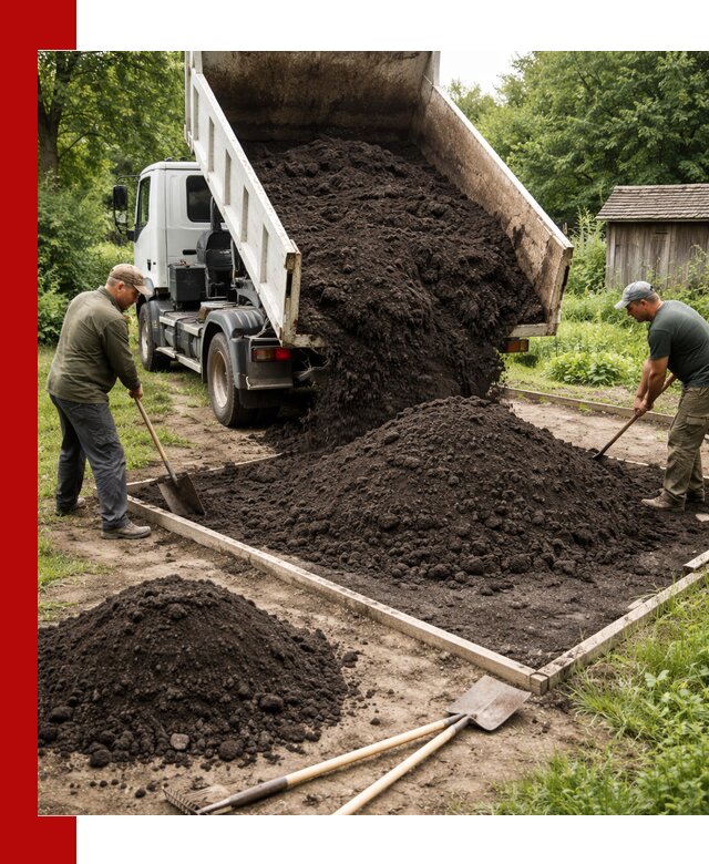 Купить чистый чернозем для огорода с доставкой в Владикавказе