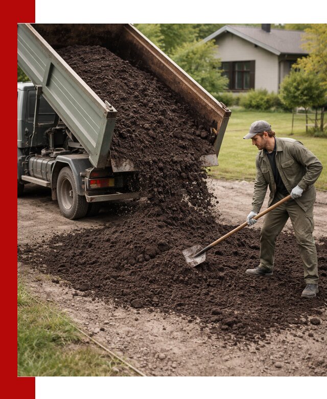 Чернозем для газона с доставкой в Владикавказе быстро и качественно