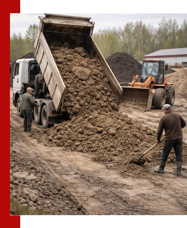 Доставка глин и суглинков в Владикавказе оптом и вкрай