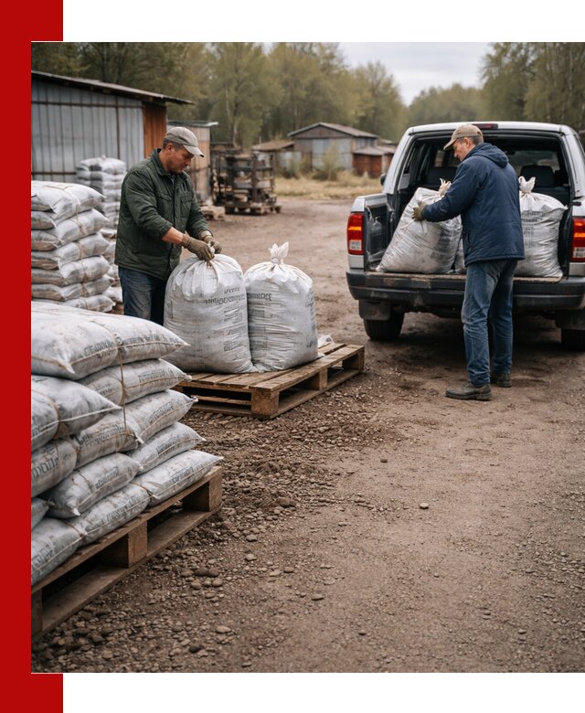 Купить конский навоз в мешках с доставкой в Владикавказе