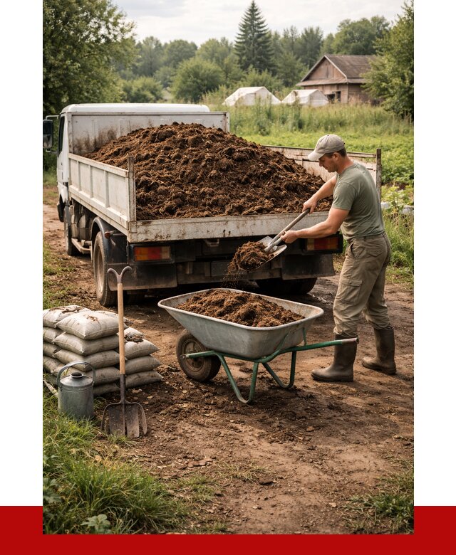 Купить коровий навоз с доставкой в Владикавказе от 1855 р. | ПРОНЕРУДВкз