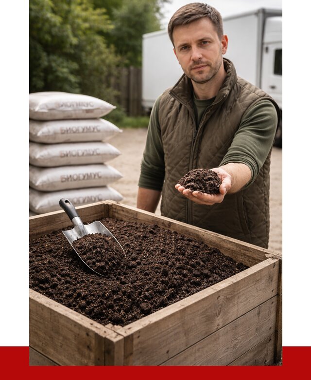 Купить биогумус в Владикавказе с доставкой от 8762 р. за куб | ПРОНЕРУДВкз