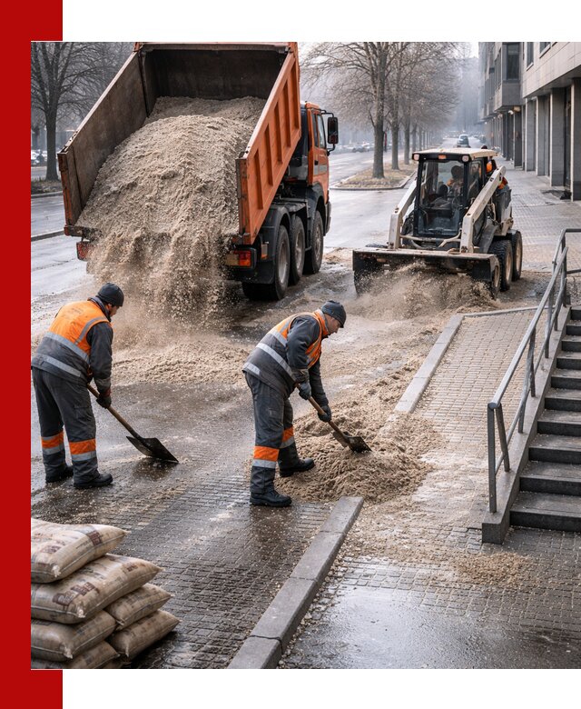 Поставка противогололедных материалов в Владикавказе