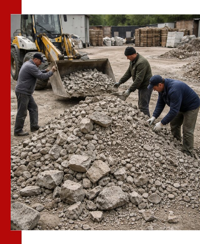 Демонтаж и вывоз бой бетона в Владикавказе