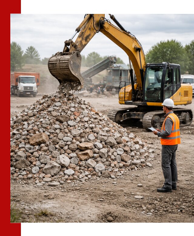 Доставка и вывоз строительного боя в Владикавказе