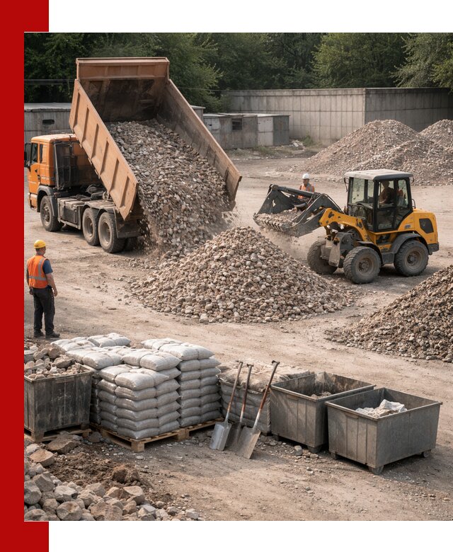 Вторичные материалы для отсыпки в Владикавказе — поставка и доставка