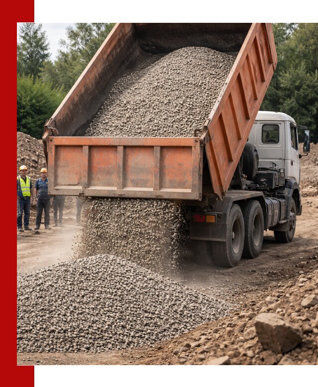 Доставка сыпучих материалов самосвалом в Владикавказе быстро и надежно