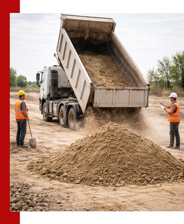 Доставка самосвалом 15 кубов в Владикавказе за город и по городу