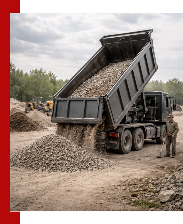 Доставка самосвалом 30 м3 по выгодным ценам в Владикавказе