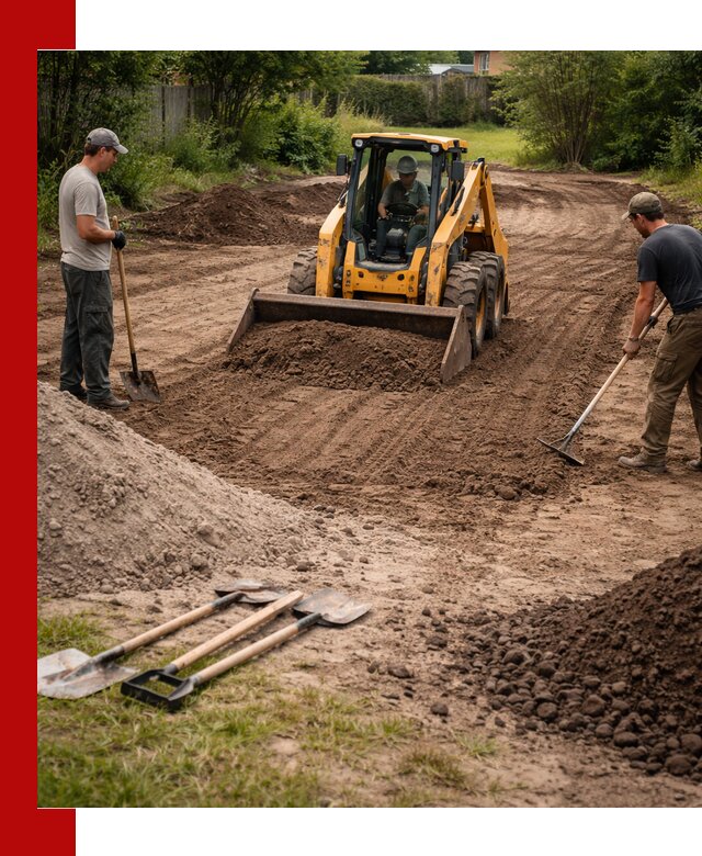 Планировка участка грунтом с вывозом и доставкой в Владикавказе