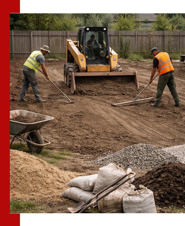 Выравнивание участка под строительство и благоустройство в Владикавказе