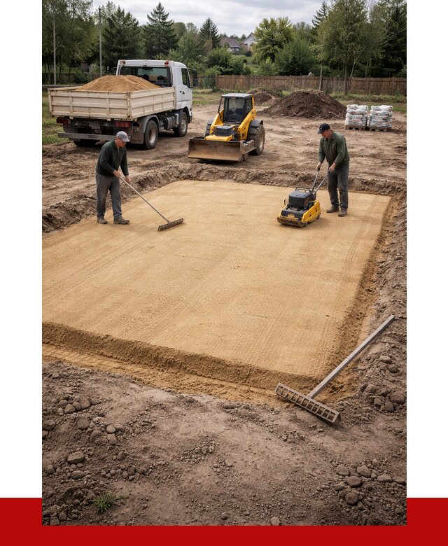 Устройство песчаной подушки в Владикавказе от 4639 р. ПРОНЕРУДВкз