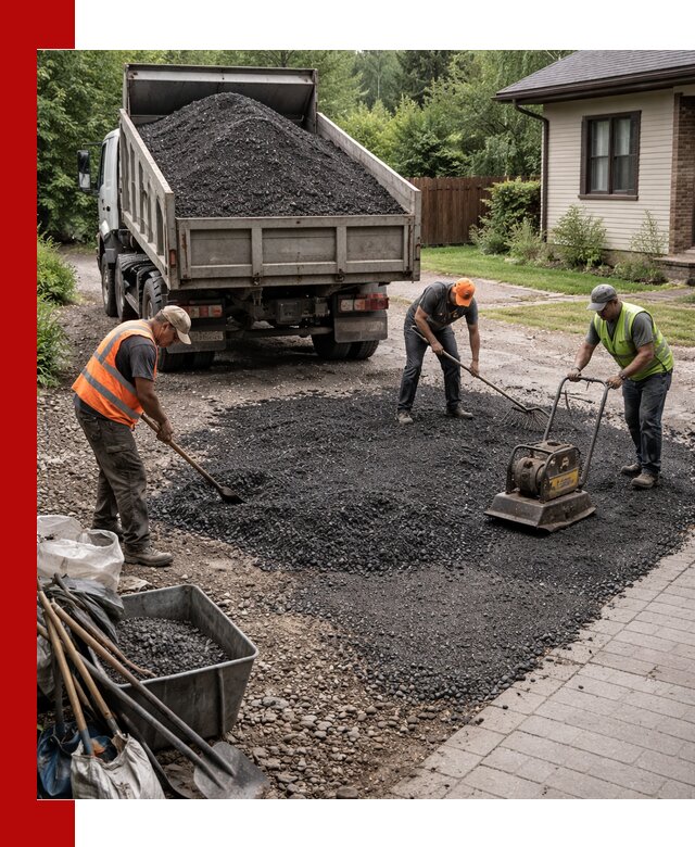 Асфальтовая крошка для двора с доставкой в Владикавказе